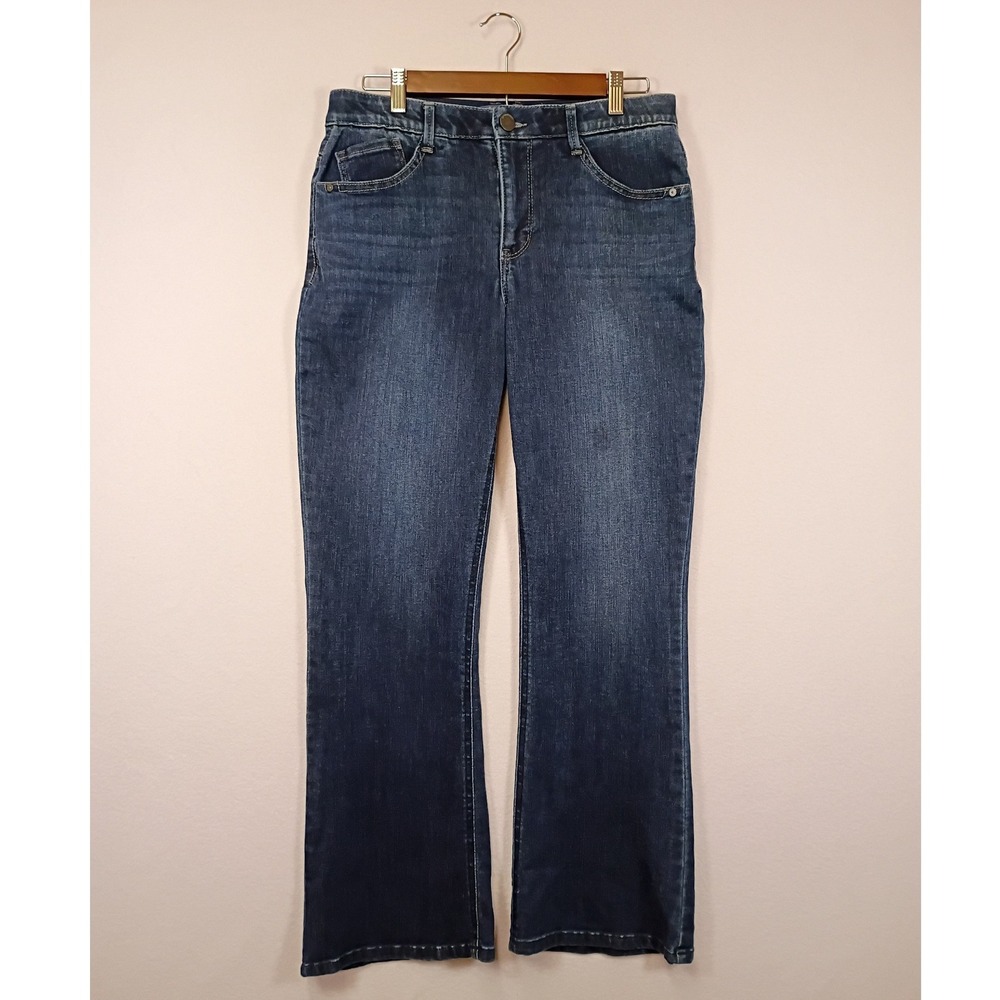 Casual Chic Democracy Women 8P Blue Ab"solution Slimming Bootcut Jeans BP1116WLD